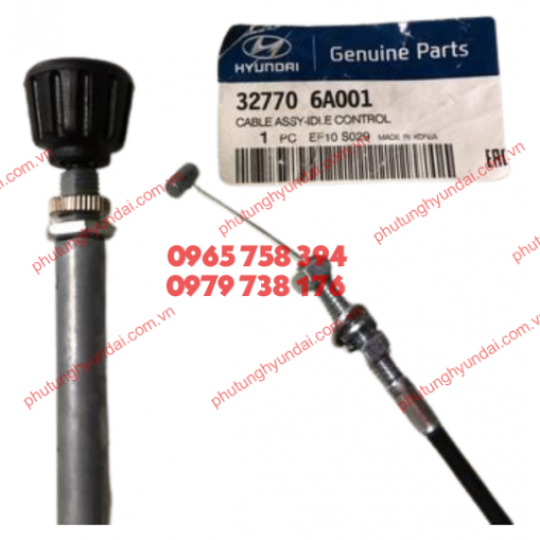 327706A001 - DÂY CHỈNH GA TAY XE HYUNDAI HD210/HD270/HD320/HD360